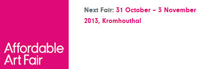 31 October – 3 November, Affordable Art Fair Amsterdam